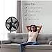 Lasko Oscillating Pedestal Fan, Adjustable Height, 3 Speeds, for Bedroom, Living Room, Home Office and College Dorm Room, 18", Black, 1827 - Image 3