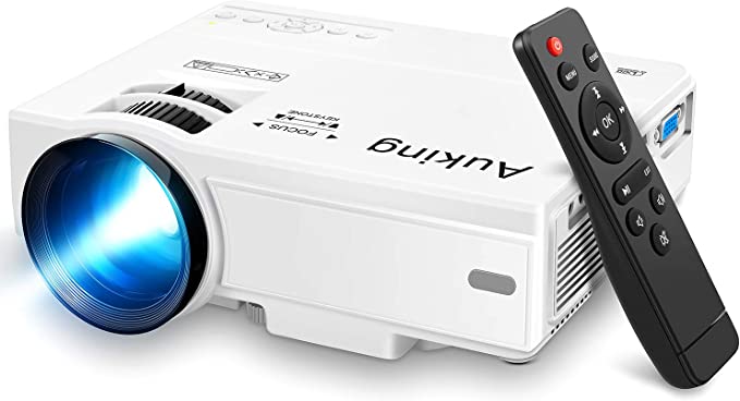 2023 Upgraded Mini Projector, 9500 lumens Multimedia Home Theater Video Projector, Compatible with Full HD 1080P HDMI, USB, VGA, AV, Smartphone, Pad, TV Box, Laptop