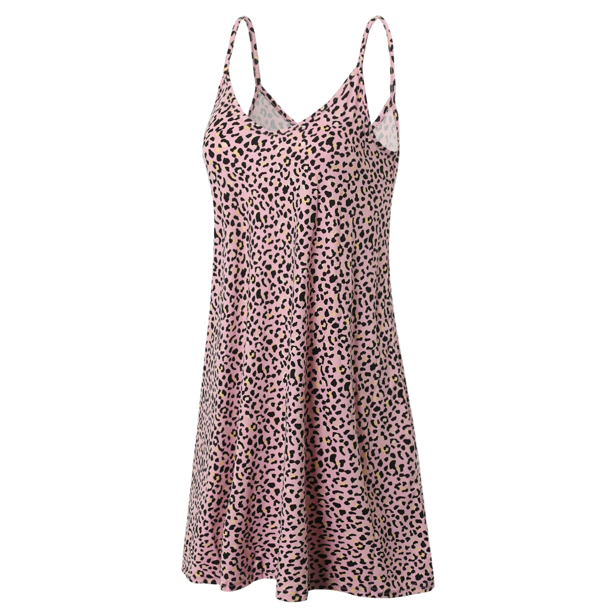Doublju Women's Casual Spaghetti Loose Swing Slip Dress - Image 7