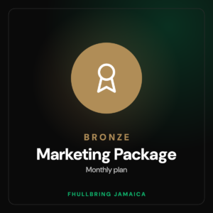 Bronze Marketing Package badge for Fhullbring Jamaica