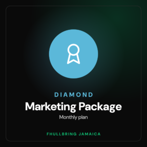 Diamond Marketing Package badge for Fhullbring Jamaica
